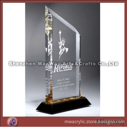 Transparent High Grade Acrylic Award Trophy